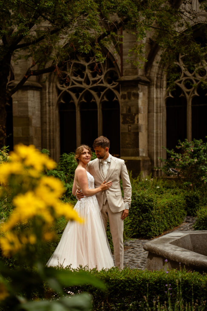 Trouwfoto's Utrecht Linette & David door Editorial Bruidsfotograaf Vivian Driesen