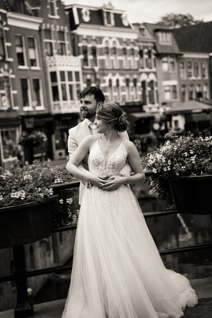 Trouwfoto's Utrecht Linette & David door Editorial Bruidsfotograaf Vivian Driesen